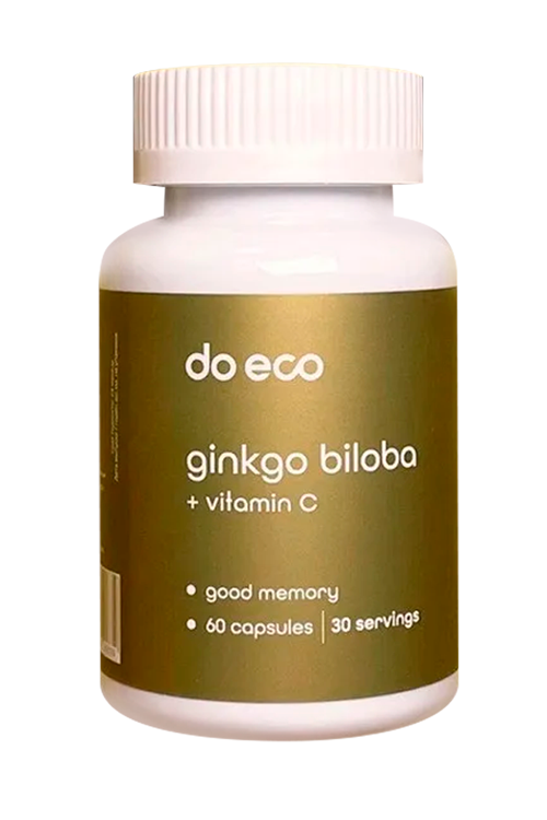 

Гинкго билоба+витамин С do eco, 60 шт, капсулы