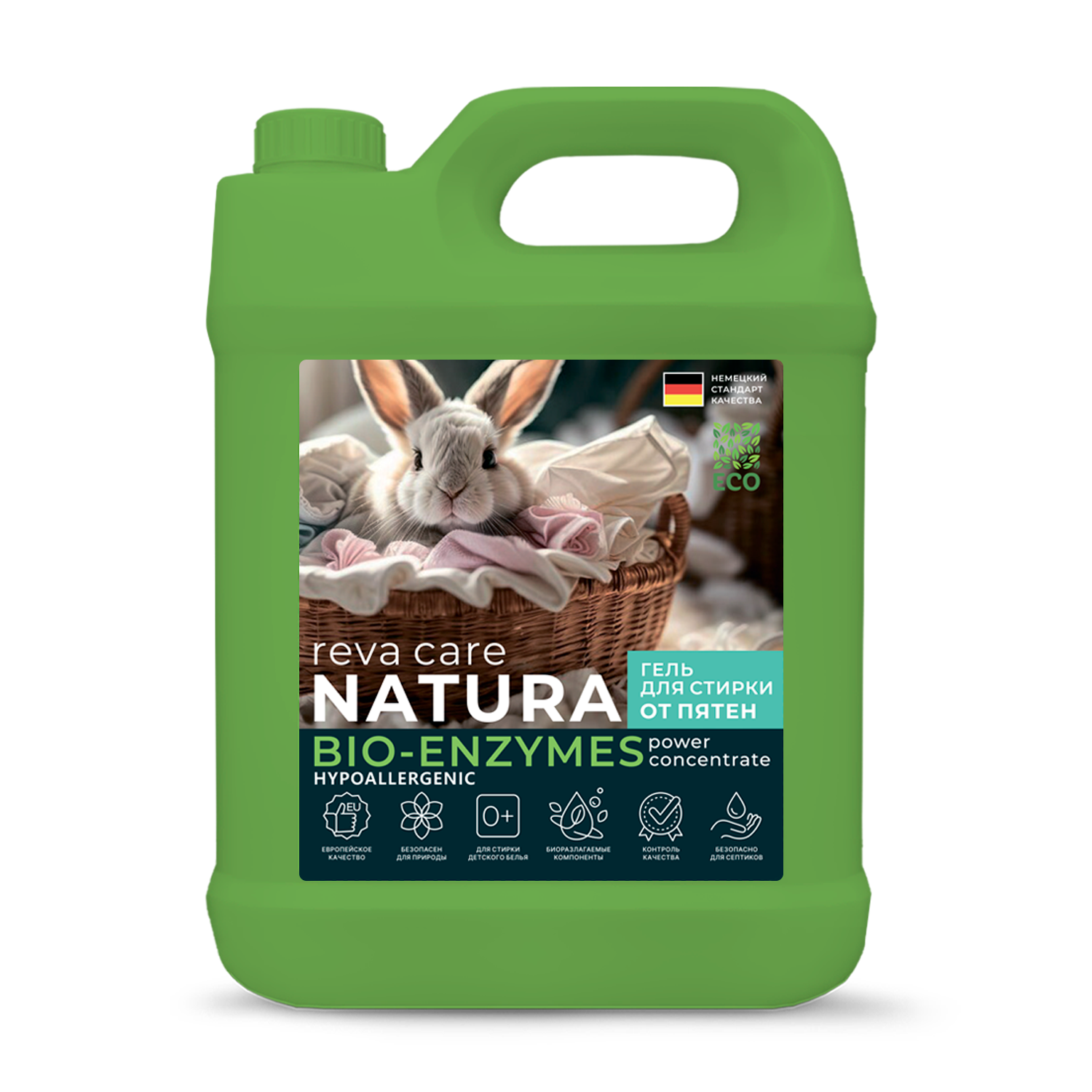 Гель для стирки от пятен REVA CARE NATURA, 5л