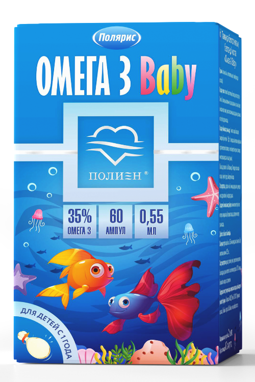 Омега-3 Baby Полиен №60