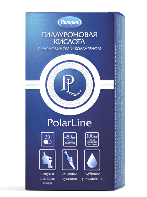 Гиалуроновая кислота с карнозином и коллагеном PolarLine №30