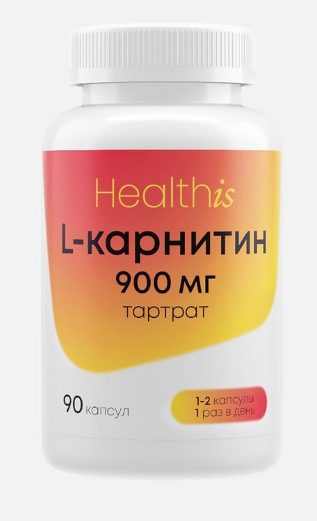 L-карнитин HealthIs, 90 шт, капсулы