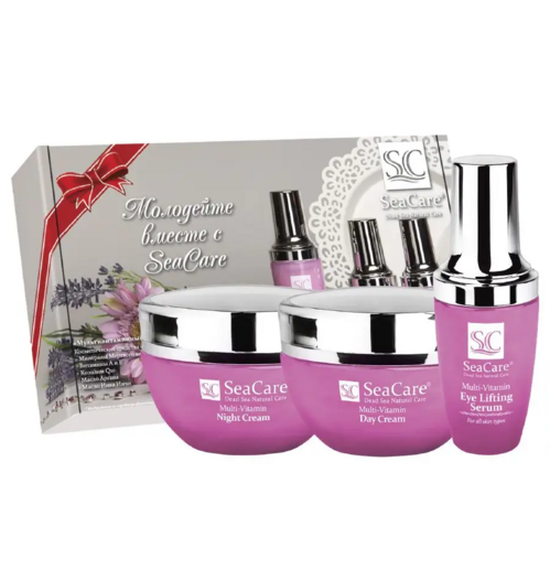 Набор SeaCare Мультивитаминный №3 днев крем/ноч крем/сыворотка для глаз