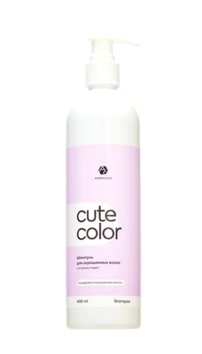 Шампунь для окрашенных волос ADRICOCO CUTE COLOR с ягодами годжи, 400 мл