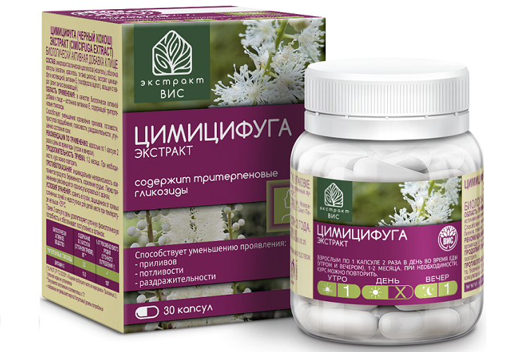 

Цимицифуга экстракт вис, 30 шт, капсулы
