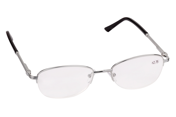 Очки AiRstyle КС-7490 корригирующие металл серебро (диоптрия +2,75)