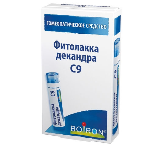 Гомеопатические монокомпонент п-ты растит происхожд, 4 г, гранулы гомеопатические C9 Фитолакка декандра