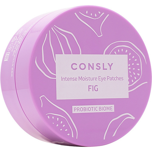 

Патчи Consly гидрогелевые пробиотик/экстракт инжира д/области вокруг глаз, 60 шт