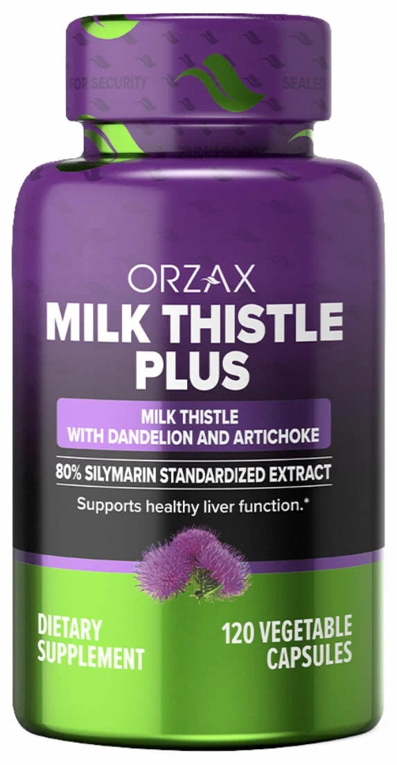 Orzax Орзакс Расторопша плюс, капсулы 120 шт.
