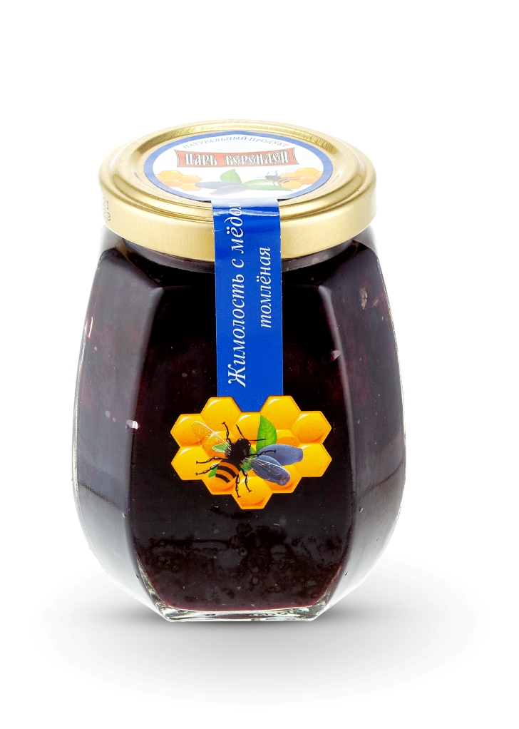 Томлёная Жимолость с мёдом Царь Берендей, 200 гр.