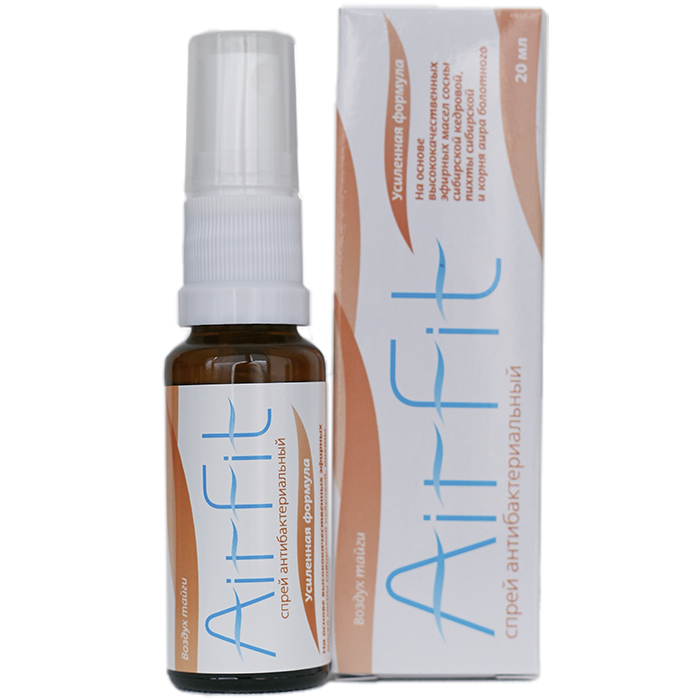 

Спрей антибактериальный AirFit Кедр+Пихт +Аир, 20 мл