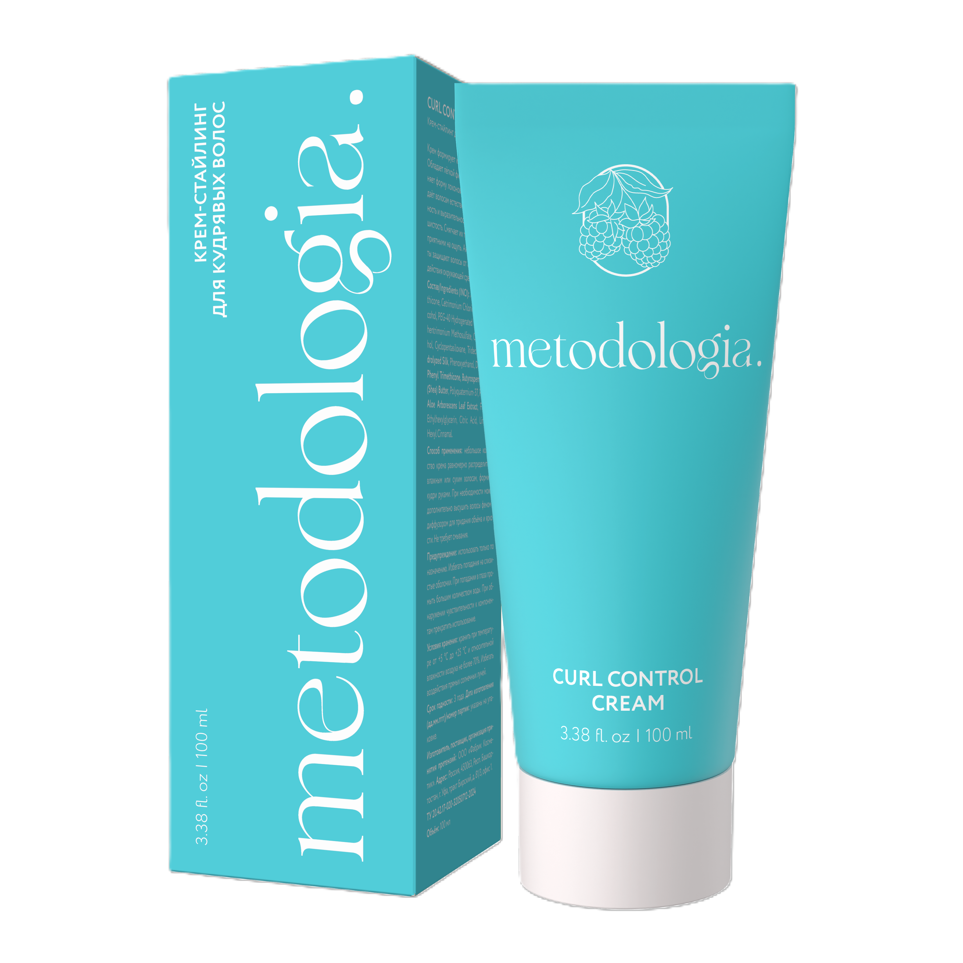 Крем-стайлинг для вьющихся волос CURL CONTROL CREAM 100 мл Metodologia