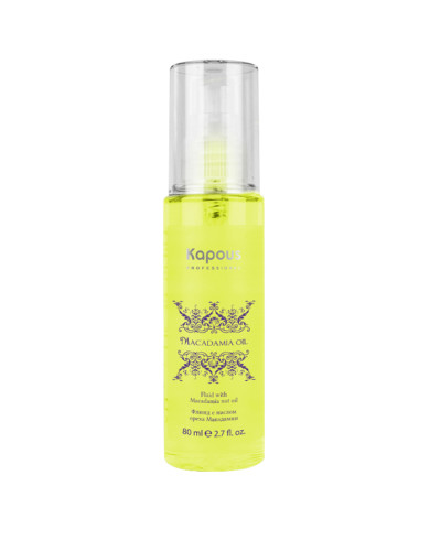 Kapous Professional Macadamia Oil Флюид для волос,с маслом ореха макадамии,80 мл