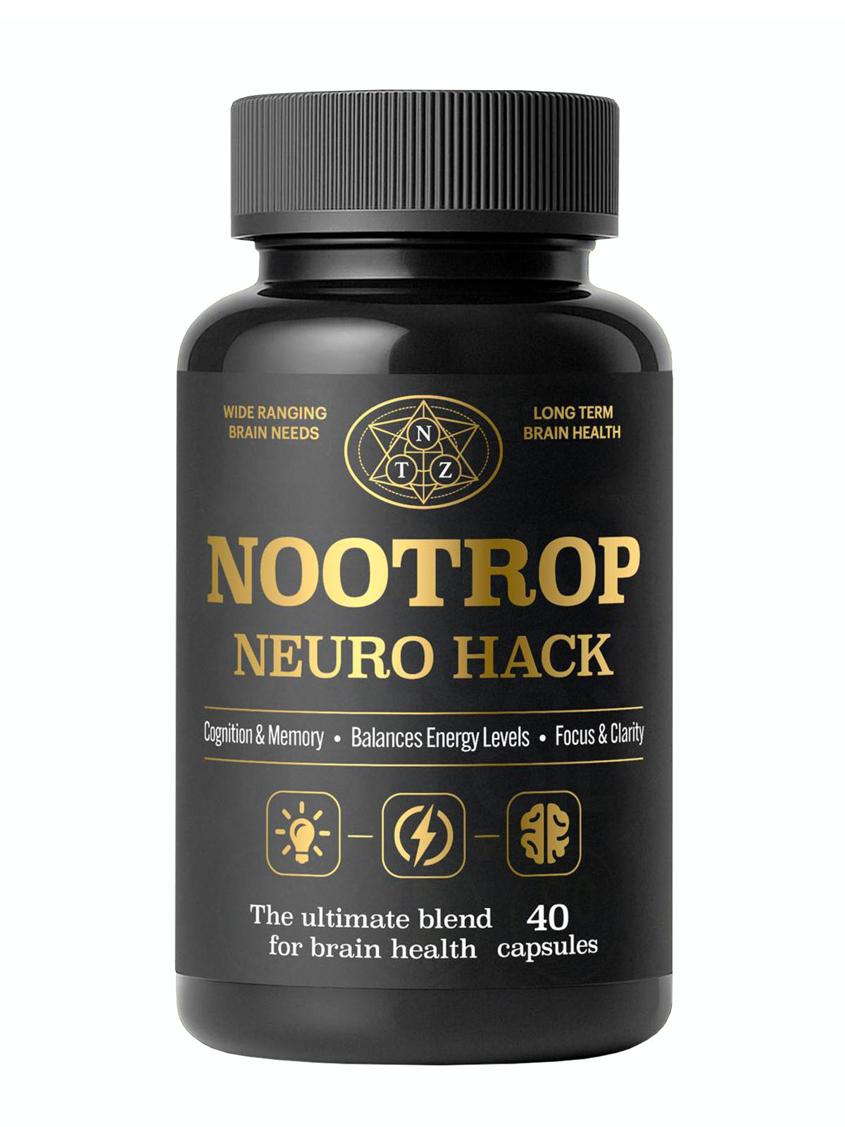 Ноотроп нейро, NZT NOOTROP, капсулы 40 шт