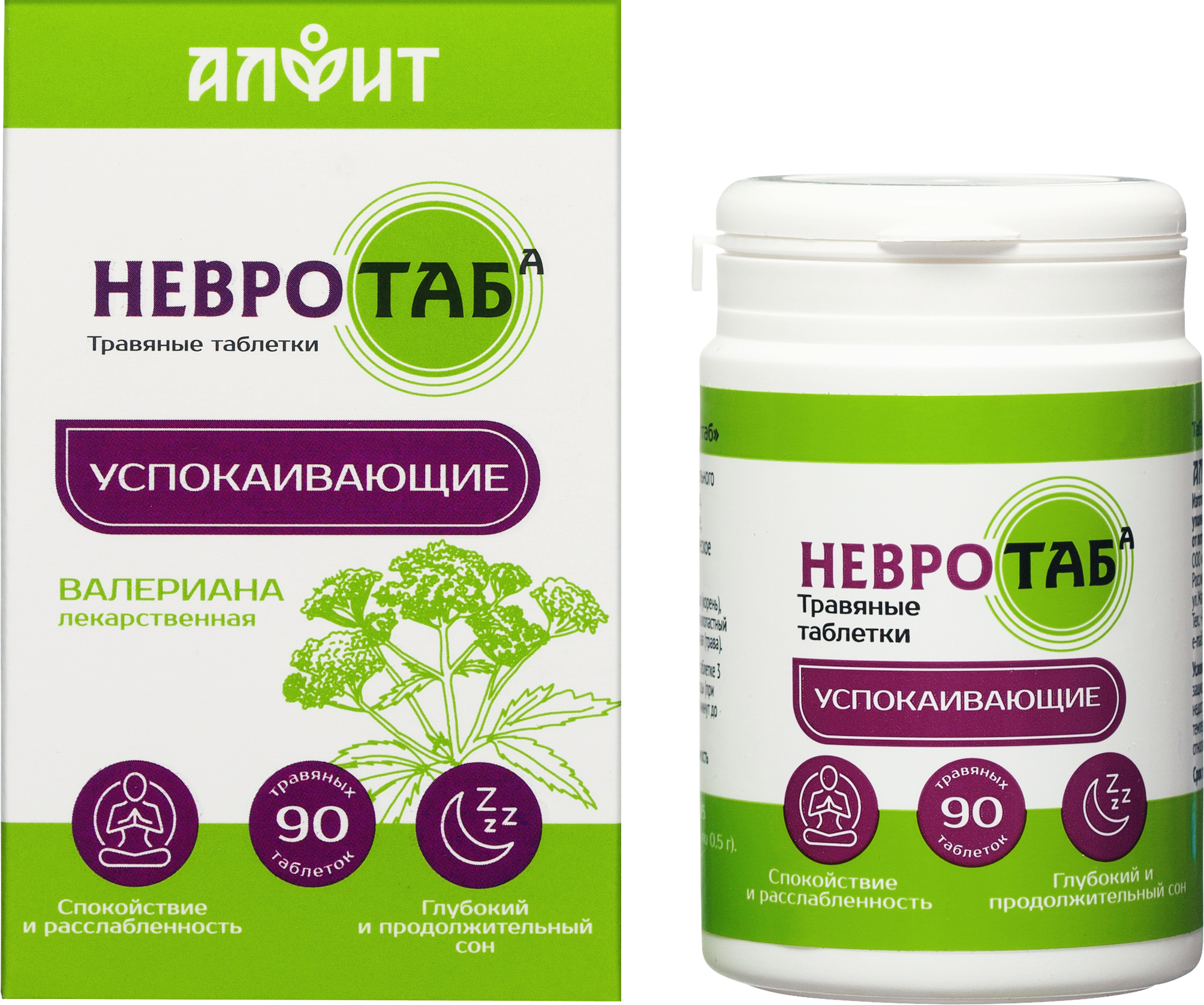 Травяные таблетки Невротаб Алфит, 90 шт