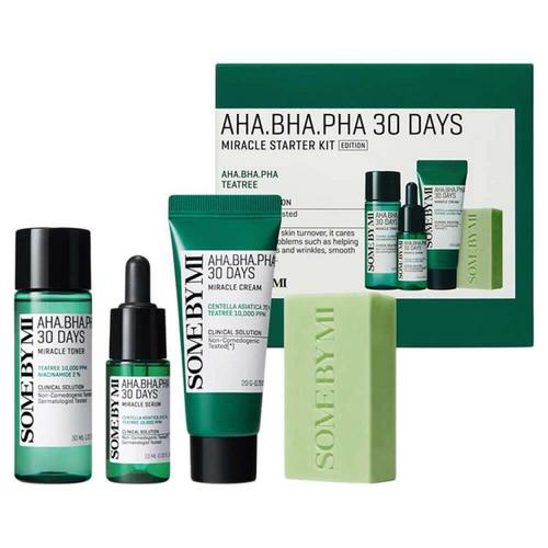 

Набор Some By Mi Aha-Bha-Pha 30 days Miracle Starter Edition тонер/крем/мыло/сыворотка