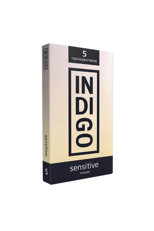 Презервативы INDIGO SENSITIVE ультратонкие, 5 штук