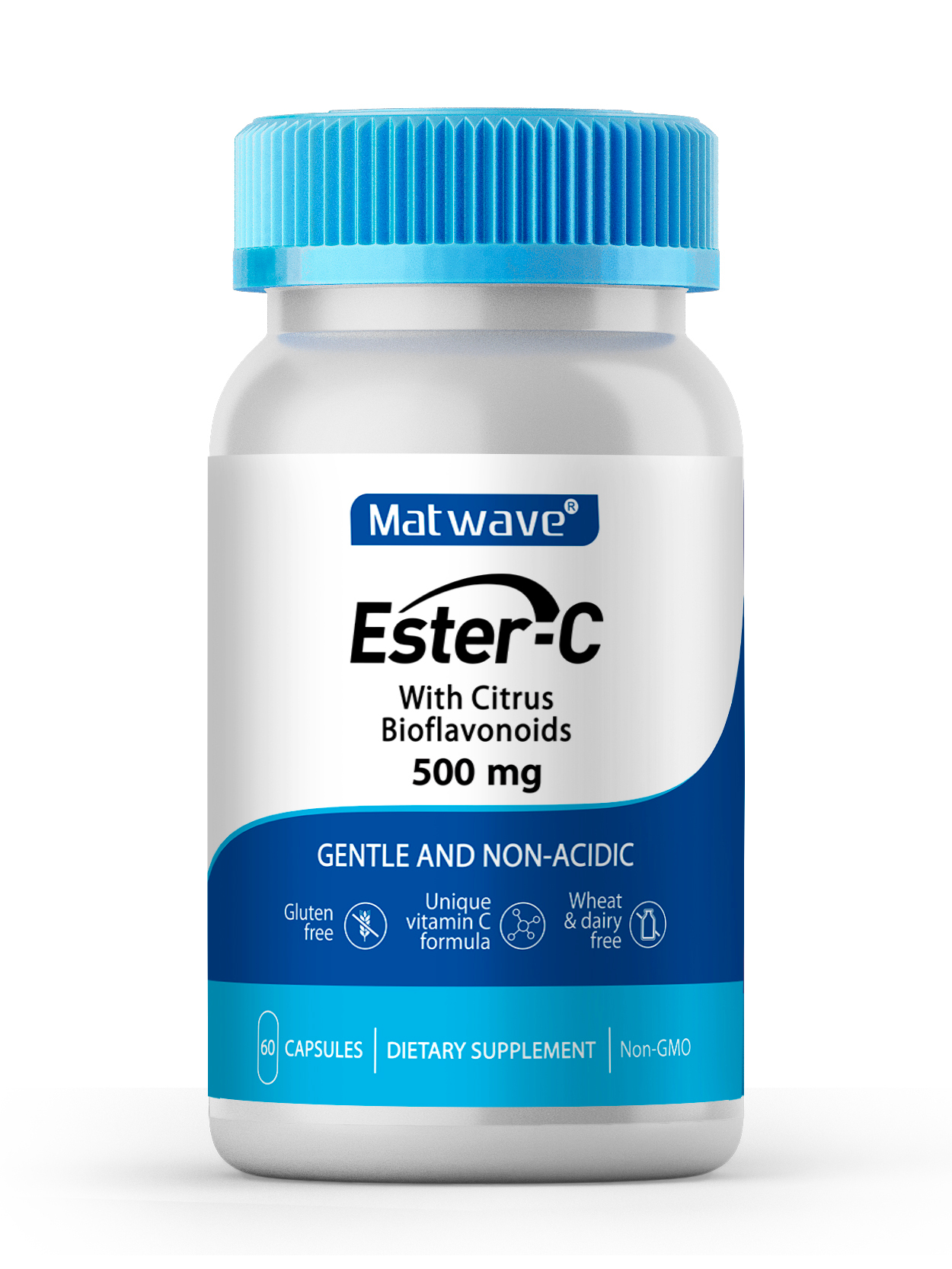 Matwave Эстер-C, Витамин С, иммунитет, укрепление сосудов, 60 капсул