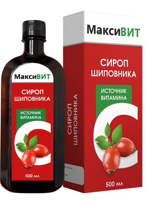 Шиповника сироп Максивит, 500 мл