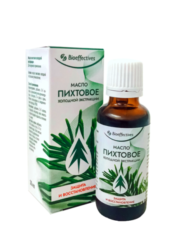 Bioeffectives. Масло пихтовое холодной экстракции, 30мл