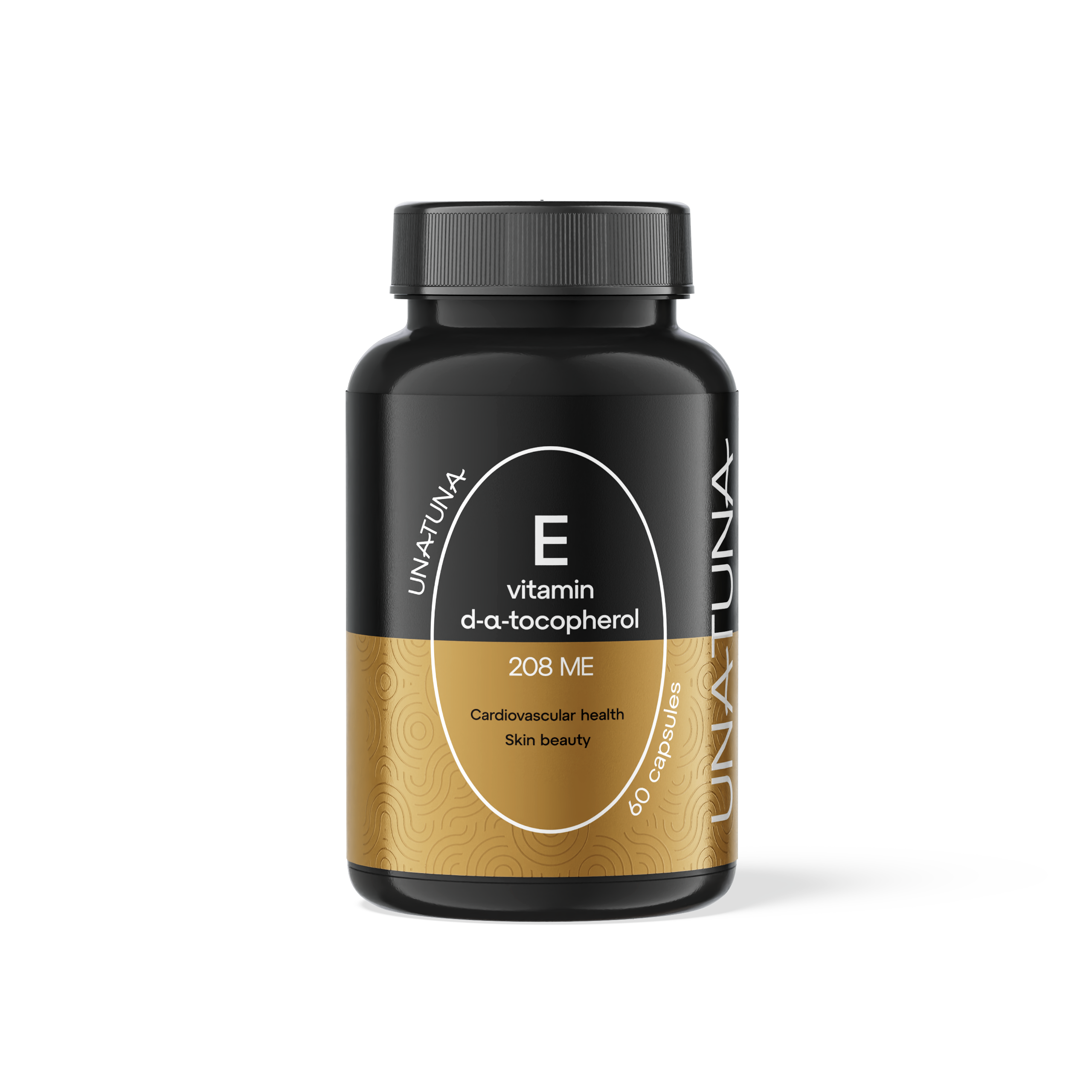 Токоферол комплекс софтгель (Tocopherol complex softgel), 60 капсул UNATUNA