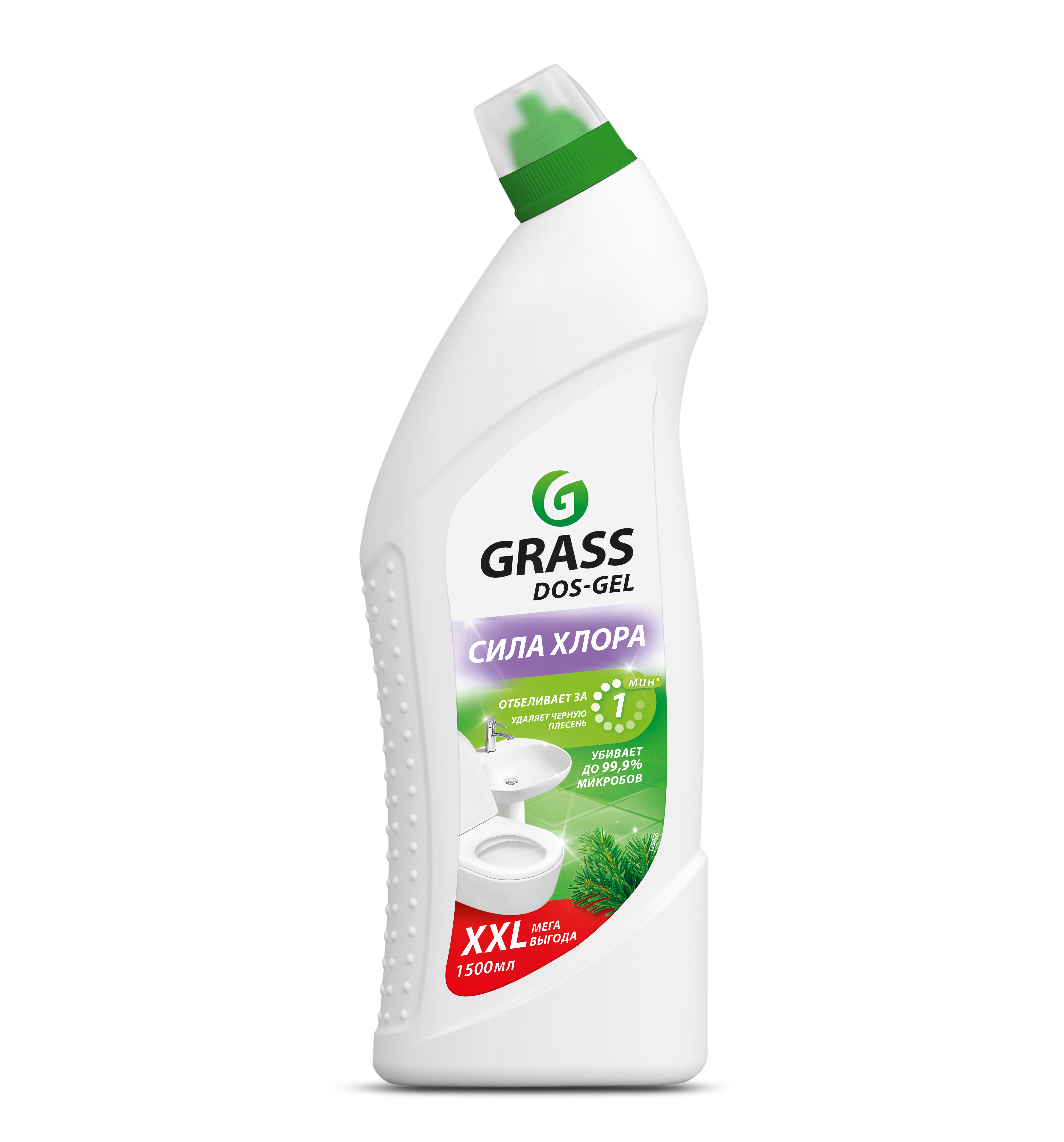 Универсальный чистящий гель DOS-GEL, GRASS, 1500 мл