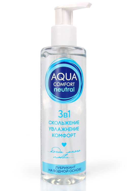 Лубрикант на водной основе AQUA COMFORT Hot Secret NEUTRAL, 195 г