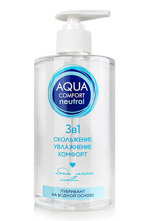 Лубрикант на водной основе AQUA COMFORT Hot Secret NEUTRAL, 440 г