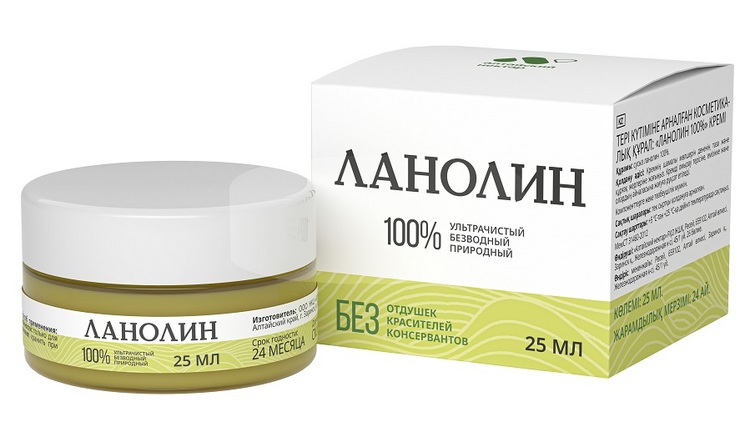 Крем Алтайский нектар Ланолин 100%, 25 мл