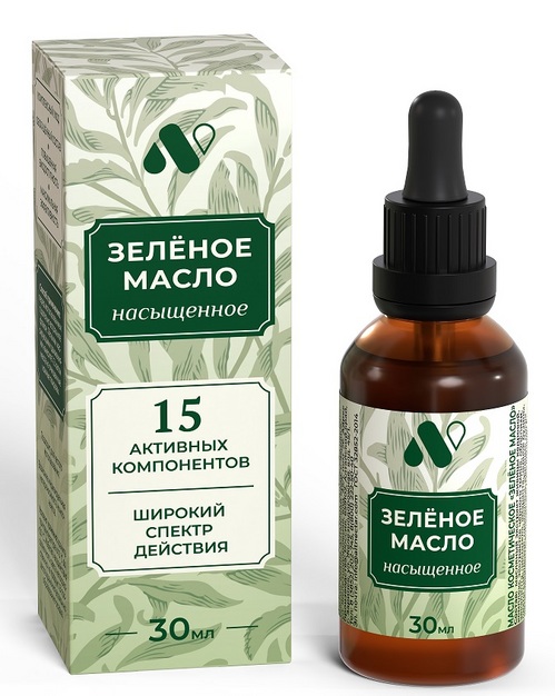 Масло Алтайский нектар Зеленое косметическое насыщенное, 30 мл
