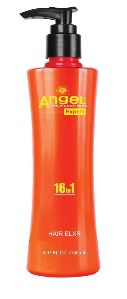 Несмываемый крем для волос 16 в 1 для защиты и блеска волос Angel Expert Hair Elxr 150 мл 495₽