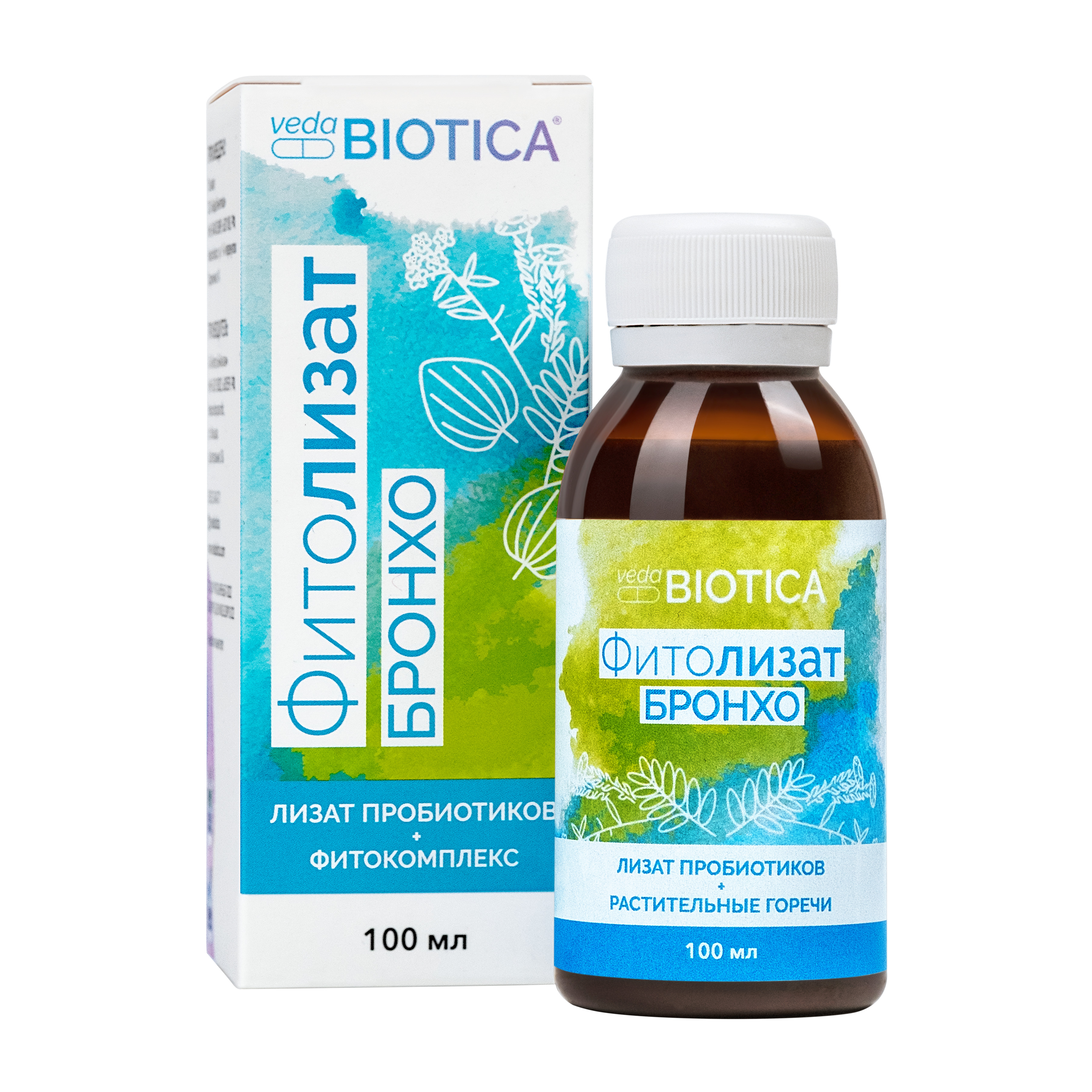 БАД Фитолизат Бронхо метабиотик VedaBIOTICA, 100мл.