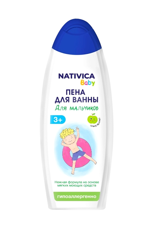 Пена Nativica Baby детская дмальчиков дванны 3 430 мл 275₽