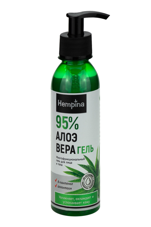 Гель Hempina алоэ вера д/лица/тела, 200 мл