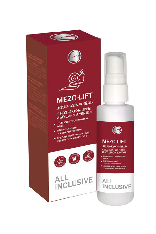 

MEZO - LIFT - мезо-коктейль с экстрактом икры и муцином улитки, 70 мл all inclusive