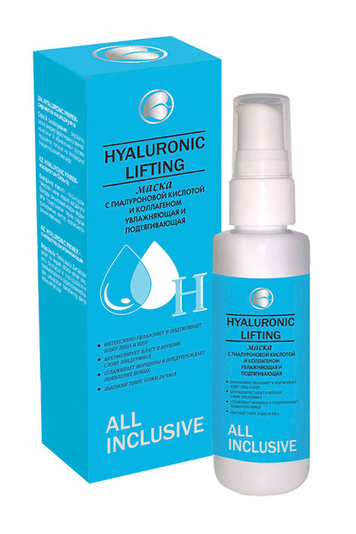 HYALURONIC LIFTING - маска с гиалуроновой кислотой и коллагеном увлажняющая подтягивающая, 70 мл ALL INCLUSIVE