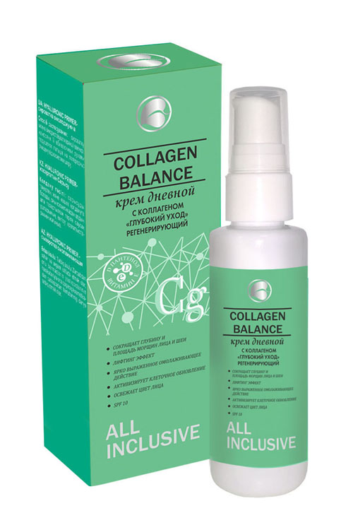 COLLAGEN BALANCE - крем дневной с коллагеном глубокий уход регенерирующий, 70 мл ALL INCLUSIVE