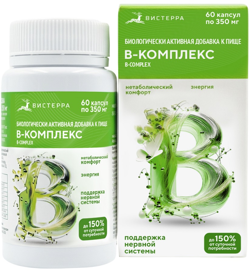 Вистерра В-комплекс 60 капсул