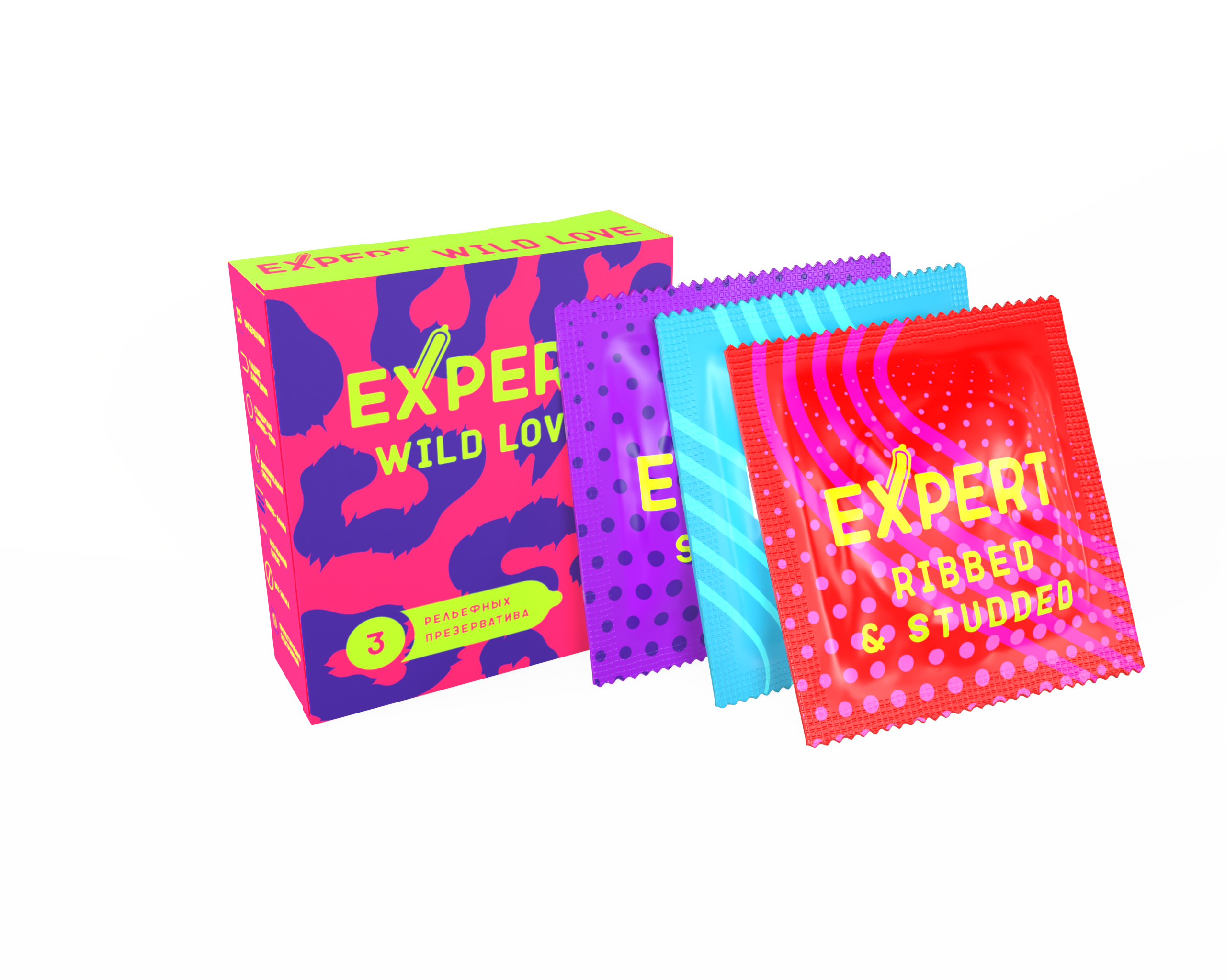 Презервативы Expert Ассорти текстур 3 шт.