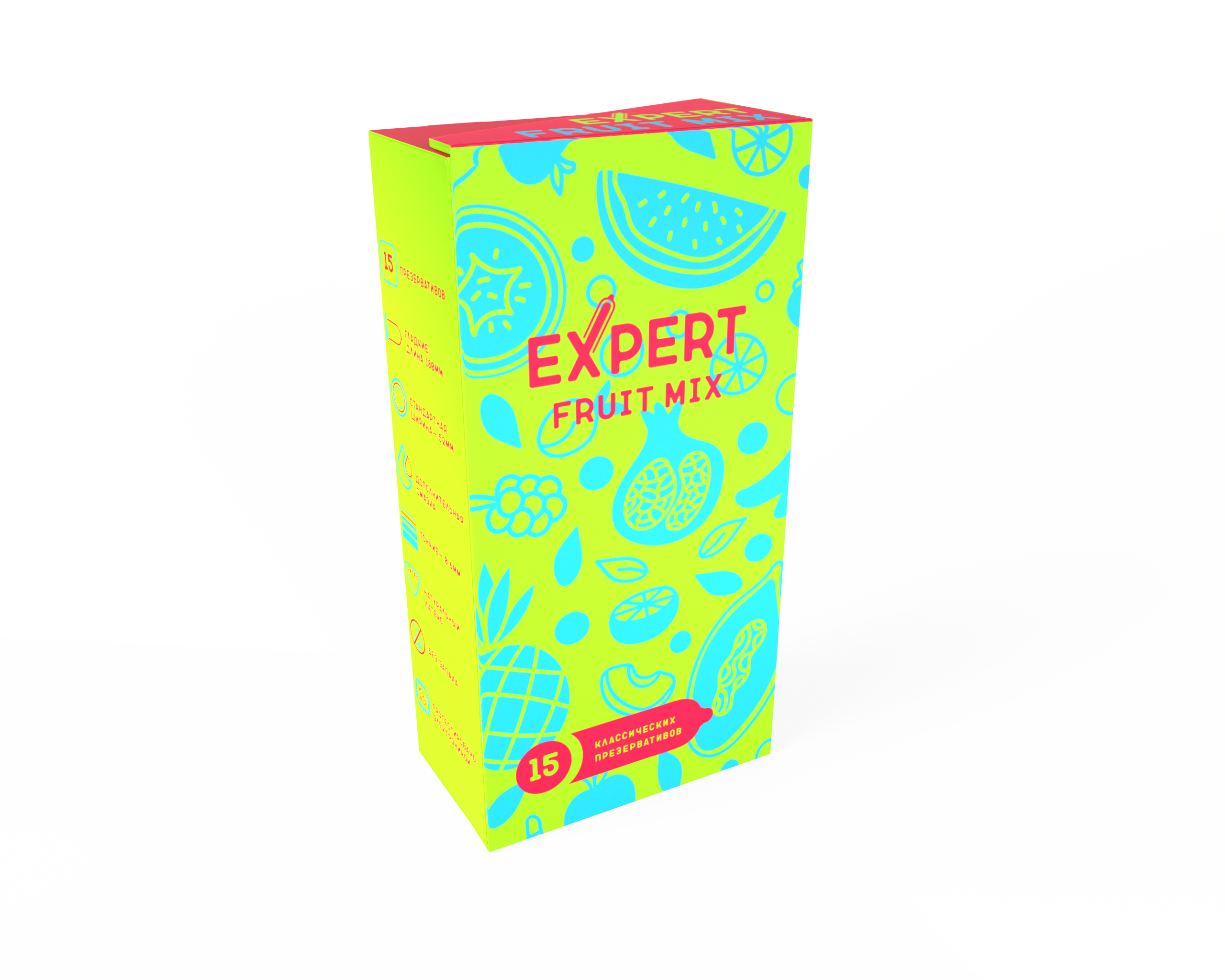 Презервативы Expert Ароматизированные, цветные 15 шт.