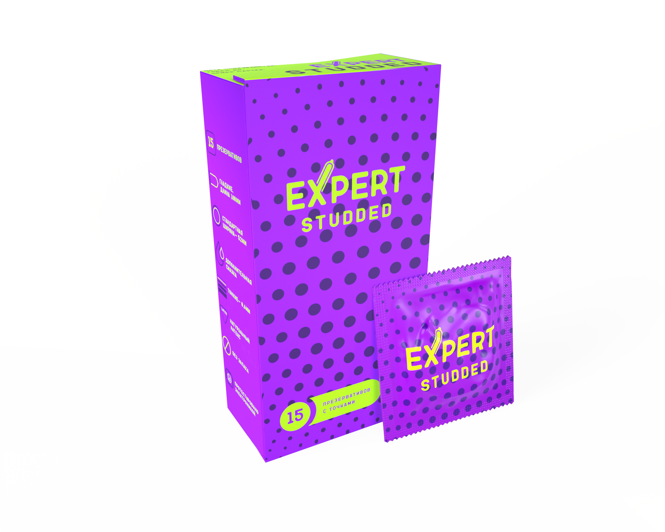 Презервативы Expert Точечные 15 шт.