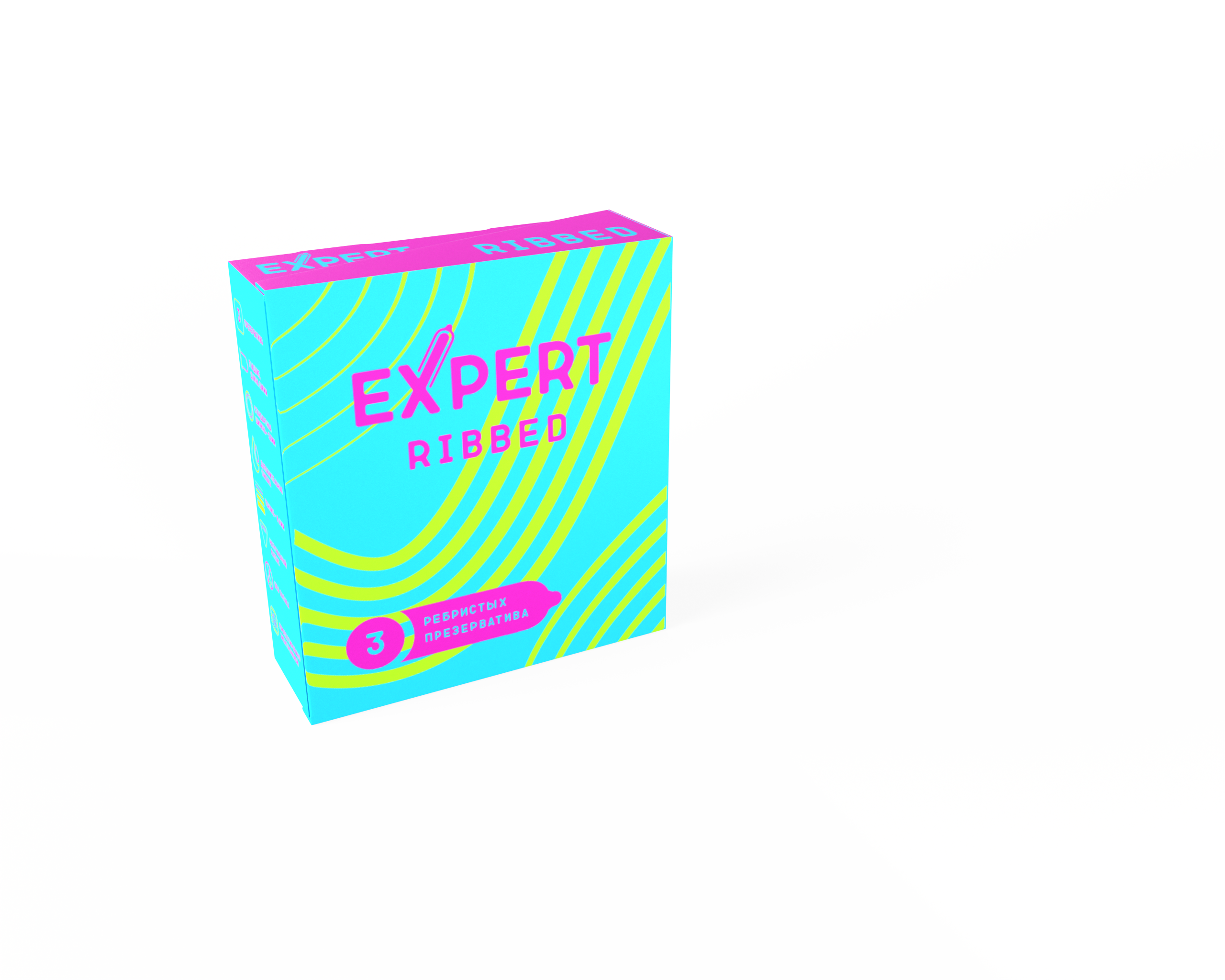 Презервативы Expert Ребристые 3 шт.