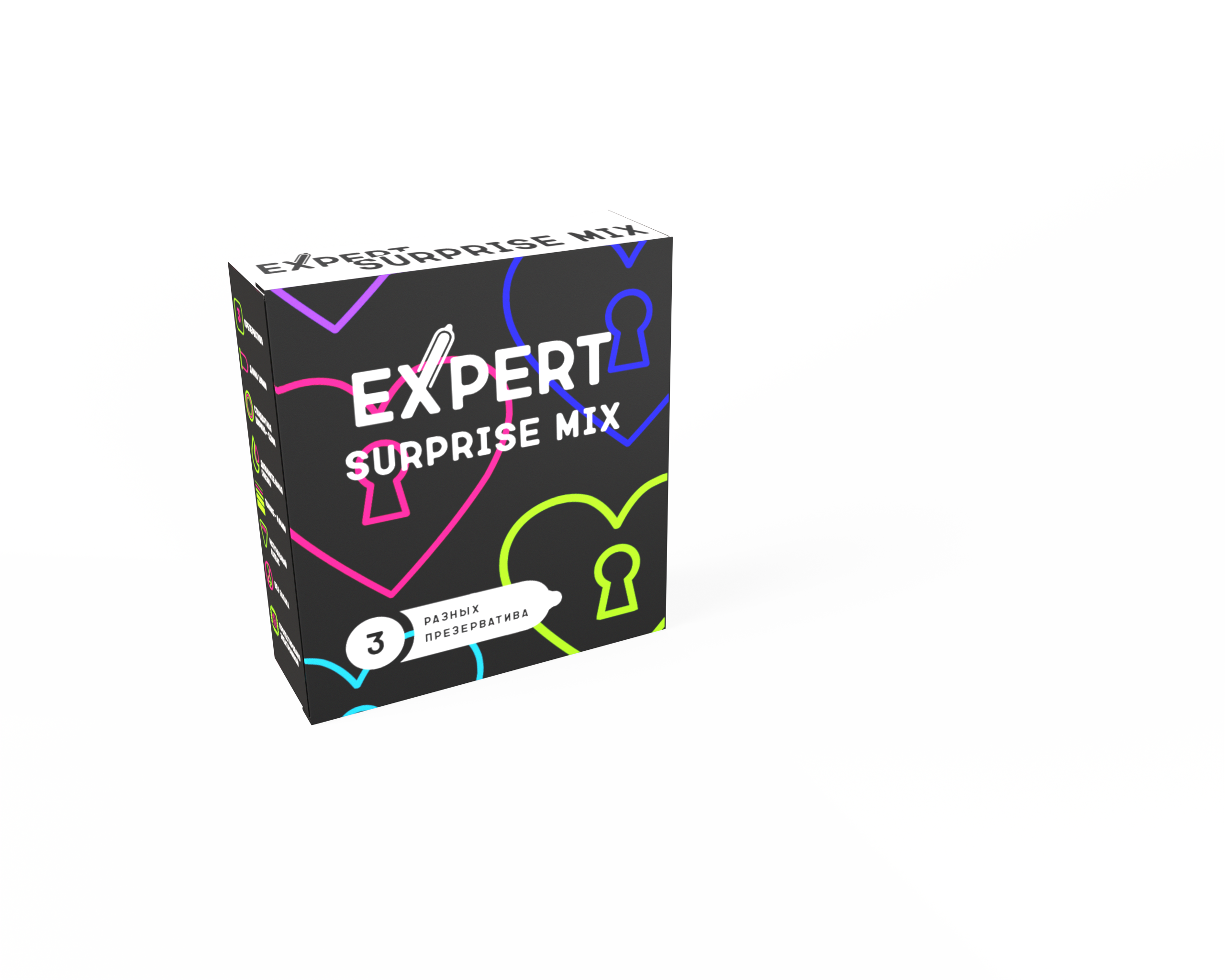 Презервативы Expert Ассорти-сюрприз 3 шт.