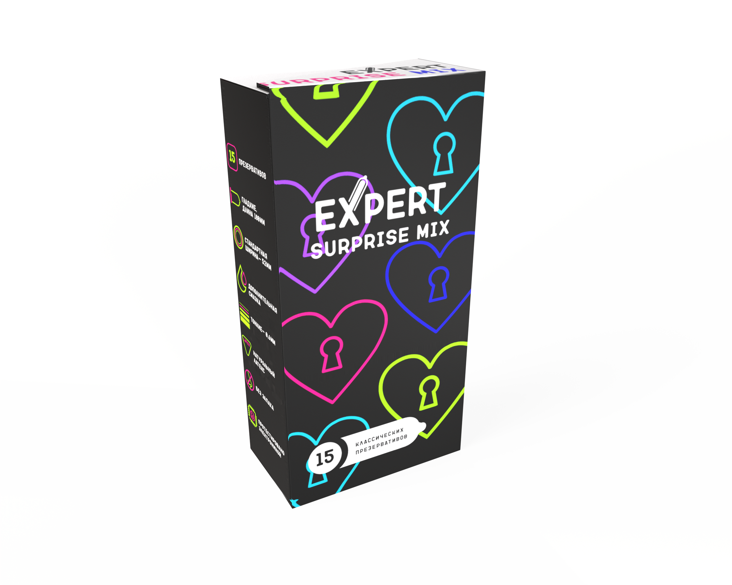 Презервативы Expert Ассорти-сюрприз 15 шт.