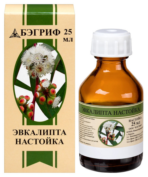 Эвкалипта, 25 мл, настойка