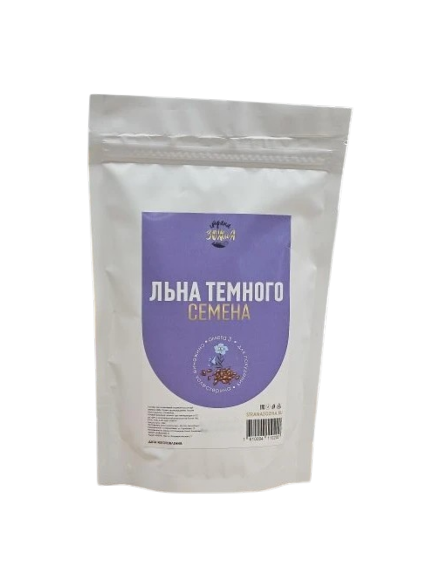 Семена льна темного, 200 гр, Страна ЗОЖиЯ