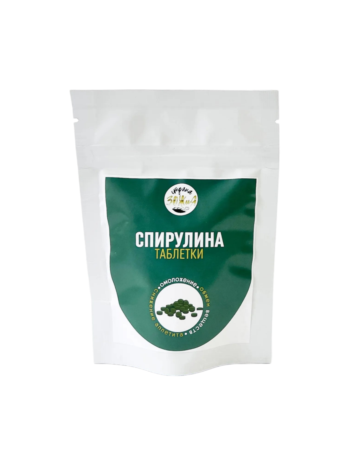 Спирулина в таблетках, 100 гр, Страна ЗОЖиЯ