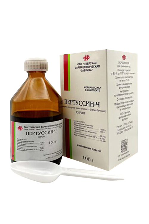 Пертуссин-Ч, 100 г, сироп в комплекте с ложкой мерной