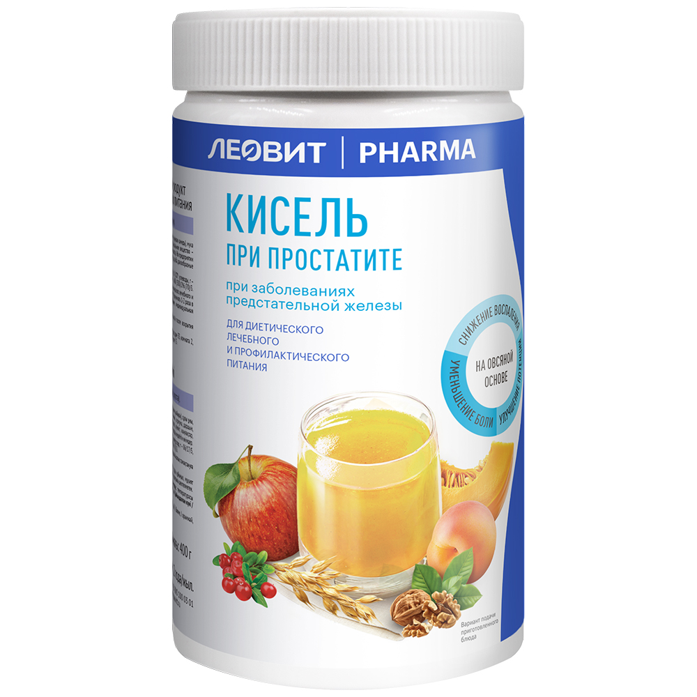 ЛЕОВИТ PHARMA Кисель При простатите. Банка 400 г