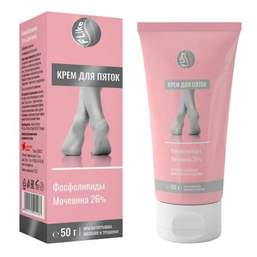 Крем Flike с мочевиной/фосфолипидами д/пяток, 50 г
