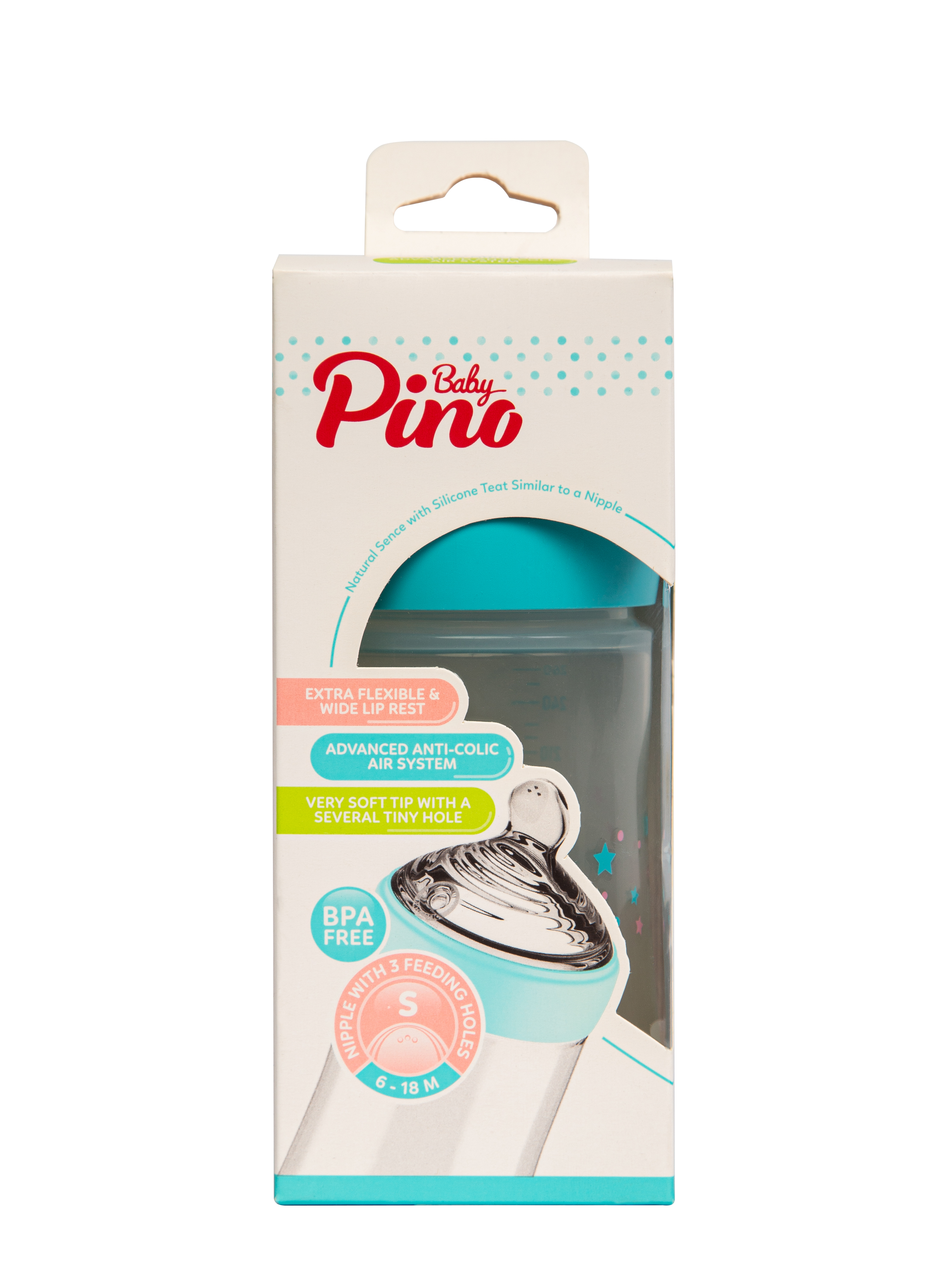 Детская бутылочка Baby Pino 260 мл.